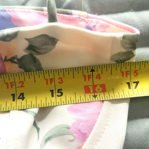 ZARA WOMAN SHORT STRAPPY FLORAL CORSETRY-INSPIRED DRESS SIZE XLARGE - Picture 9 of 11